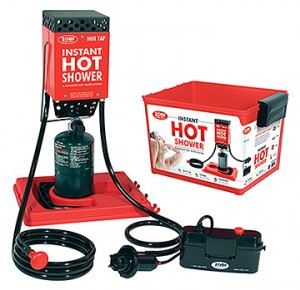 gas camping shower